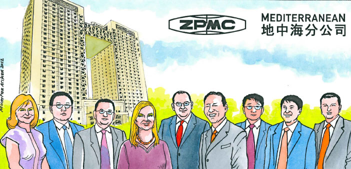 ZPMC Shanghai Becomes a Partner of Our Company ZPMC Mediterranean