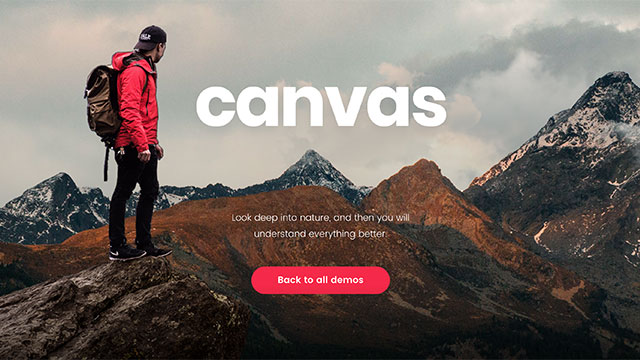Hero Templates - Revolution Slider | Canvas